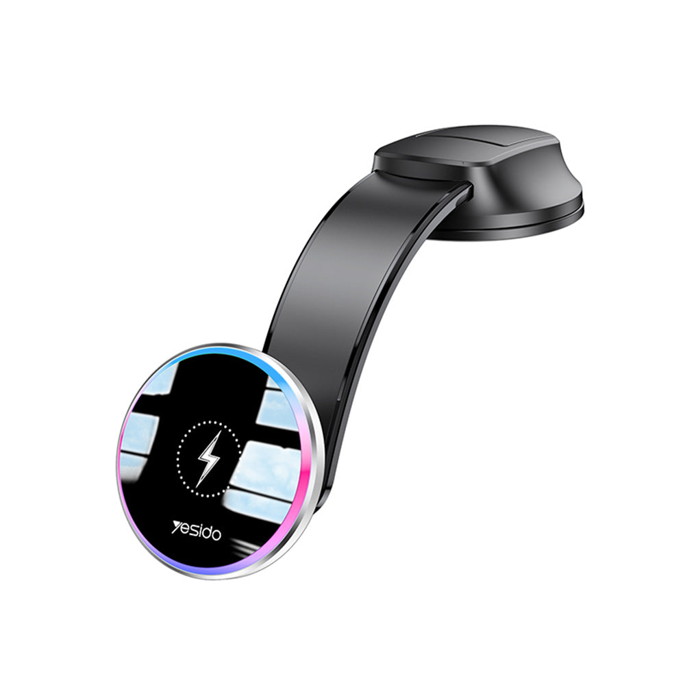 Auto punjač bežični Yesido C292, 15W, 1.67A, Crni