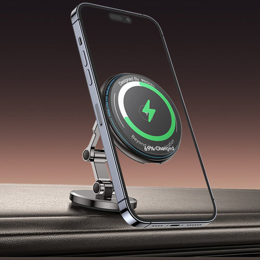 Auto punjač Wireless Yesido C306, 15W, 1.67A, Crni