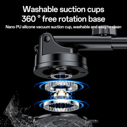 Auto punjač Wireless Yesido C307, 15W, 1.67A, Crni