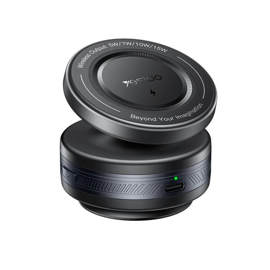 Auto punjač bežični Yesido C310, 15W, 1.67A, Crni