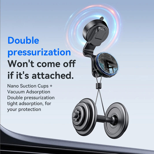 Auto punjač Wireless Yesido C311, 15W, 1.67A, Crni