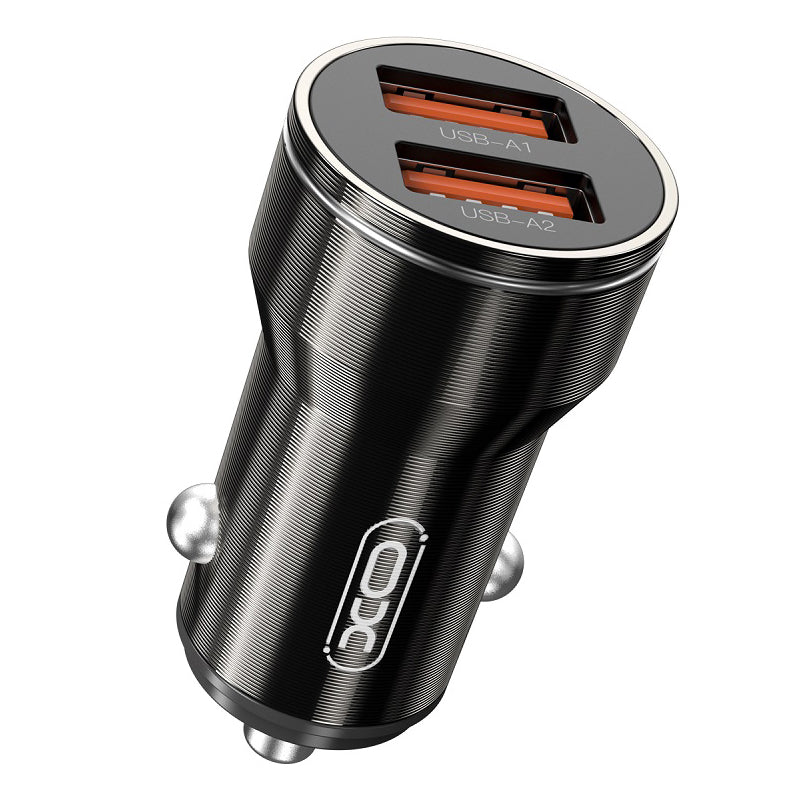 Auto punjač XO Design CC48, 12W, 2.4A, Crni