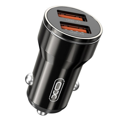 Auto punjač XO Design CC48, 12W, 2.4A, Crni