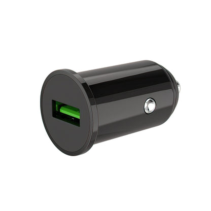 Auto punjač XO Design CC39, 18W, 3A, 1 x USB-A, Crni