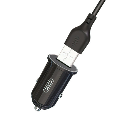 Auto punjač XO Design CC39, 18W, 3A, 1 x USB-A, Crni