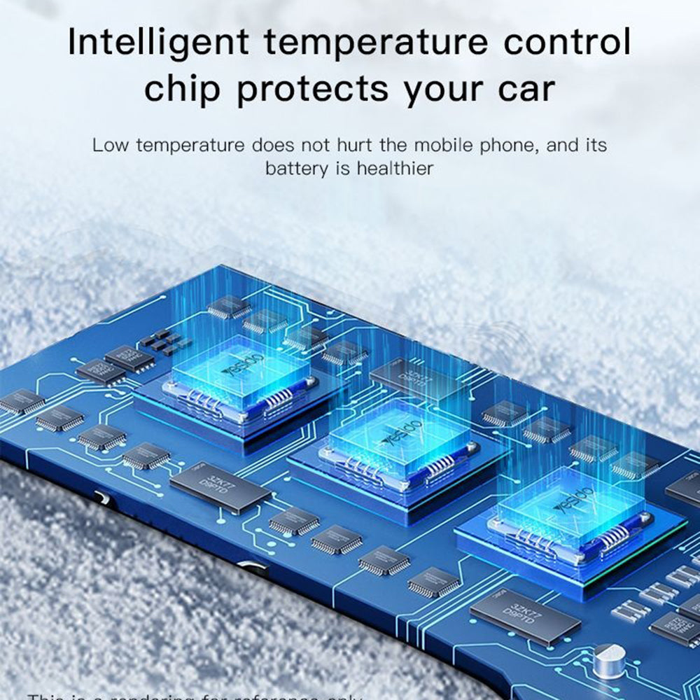 Auto punjač Yesido Y50, 60W, 3A, 1 x USB-A - 2 x USB-C, Crni