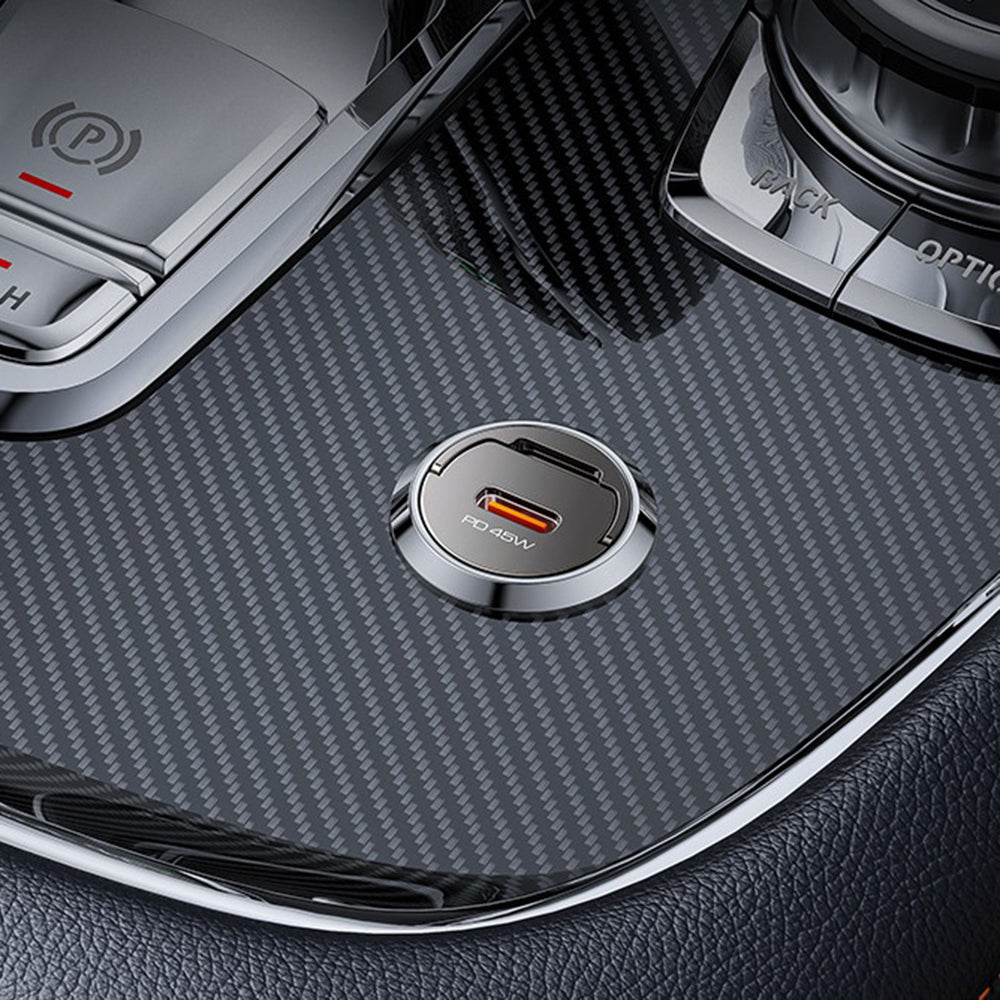 Auto punjač Yesido Y67, 45W, 3A, 1 x USB-C, Crni