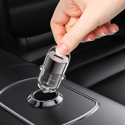 Auto punjač Yesido Y67, 45W, 3A, 1 x USB-C, Crni