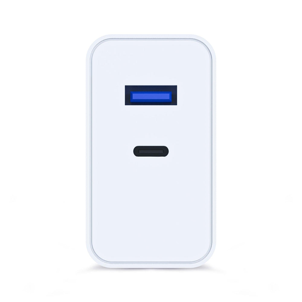 Punjač Mreže 3MK FlowPower, 45W, 1 x USB-A - 1 x USB-C, Bijeli