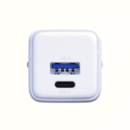 Punjač mreže 3MK Hyper, 20W, 3A, 1 x USB-A - 1 x USB-C, Bijeli