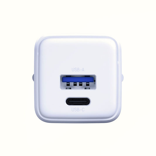 Punjač mreže 3MK Hyper, 20W, 3A, 1 x USB-A - 1 x USB-C, Bijeli