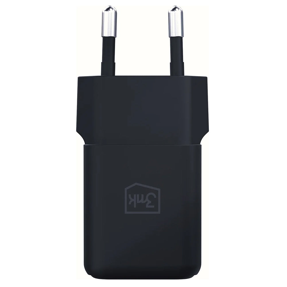 Punjač mreže 3MK Hyper, 20W, 3A, 1 x USB-A - 1 x USB-C, Crni