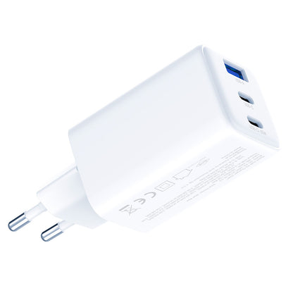 Punjač mreže 3MK Hyper, 65W, 3.25A, 1 x USB-A - 2 x USB-C, Bijeli