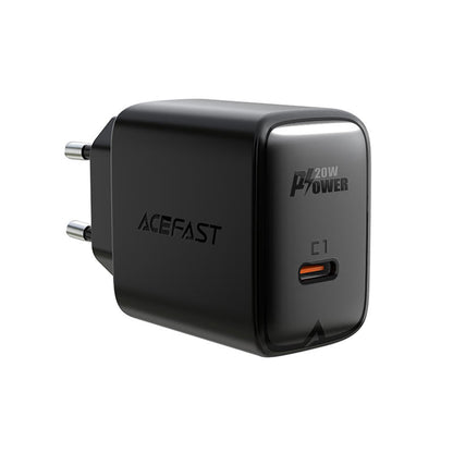 Punjač mreže Acefast A1, 20W, 3A, 1 x USB-C, Crni