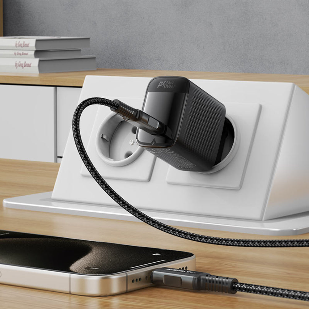 Punjač mreže Acefast A112, 45W, 3A, 1 x USB-C, Crni