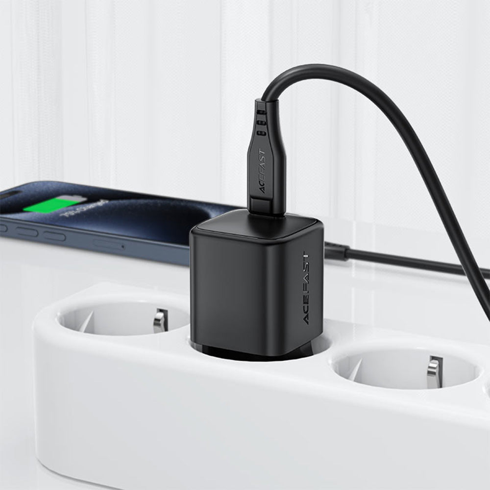 Punjač za mrežu Acefast A117, 20W, 3A, 1 x USB-C, Crni