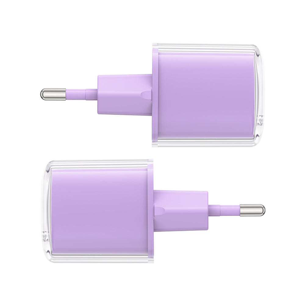 Punjač mreže Acefast A53 Sparkling Display, 30W, 3A, 1 x USB-C, Ljubičasti