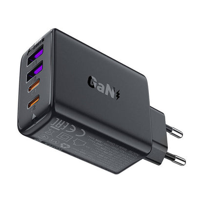 Mrežni punjač Acefast A61, 45W, 3A, 2 x USB-A - 2 x USB-C, Crni