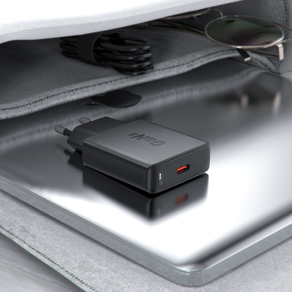 Punjač mreže Acefast A65, 20W, 3A, 1 x USB-C, Crni