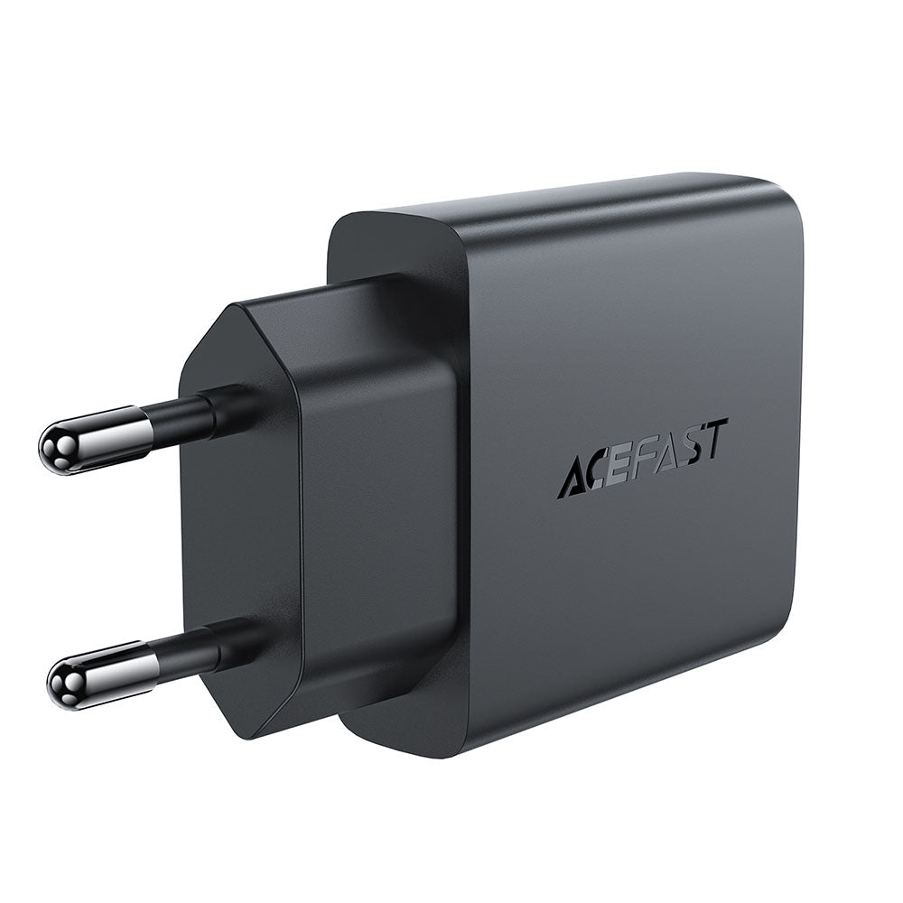 Punjač mreže Acefast A69, 30W, 3A, 1 x USB-A - 1 x USB-C, Crni