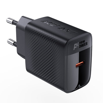 Punjač mreže Acefast A82, 20W, 3A, 1 x USB-C, Crni