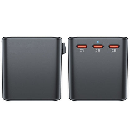 Punjač mreže Acefast Travel Z1, 75W, 3.35A, 2 x USB-A - 3 x USB-C, Crni