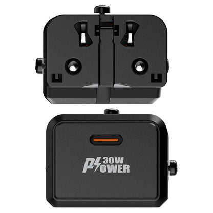 Punjač za mrežu Acefast Z7 Travel, 30W, 3A, 1 x USB-C, Crni