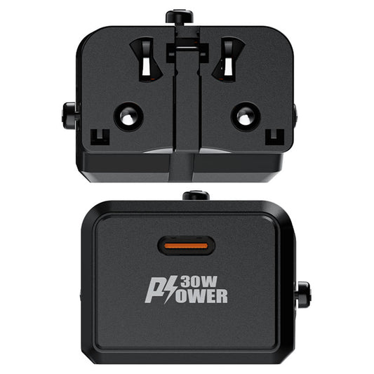 Punjač za mrežu Acefast Z7 Travel, 30W, 3A, 1 x USB-C, Crni