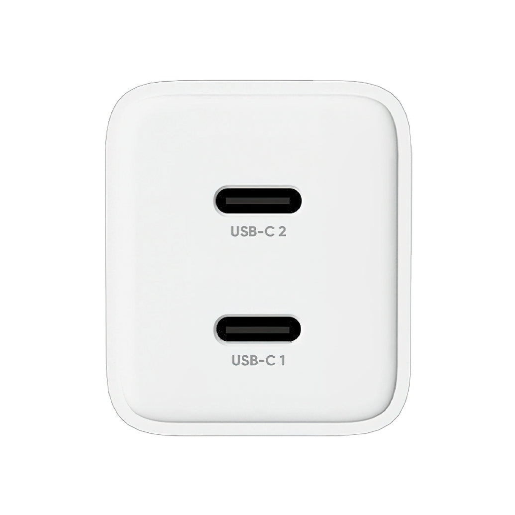 Punjač mreže Allity. ATC-01-45WCC Fast, 45W, 3A, 2 x USB-C, Bijeli