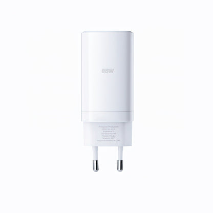 Punjač mreže Allity. ATC-01-65WACC Fast, 65W, 3.25A, 1 x USB-A - 2 x USB-C, Bijela