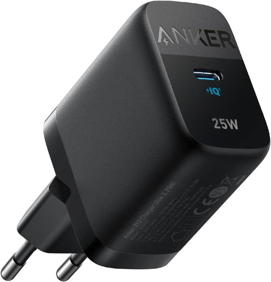 Anker 312 Ace mrežni punjač, 25W, 1 x USB-C, Crni A2642G11