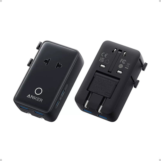 Punjač mreže Anker Nano Travel, 20W, 3A, 2 x USB-A - 2 x USB-C, Crni A9215H11