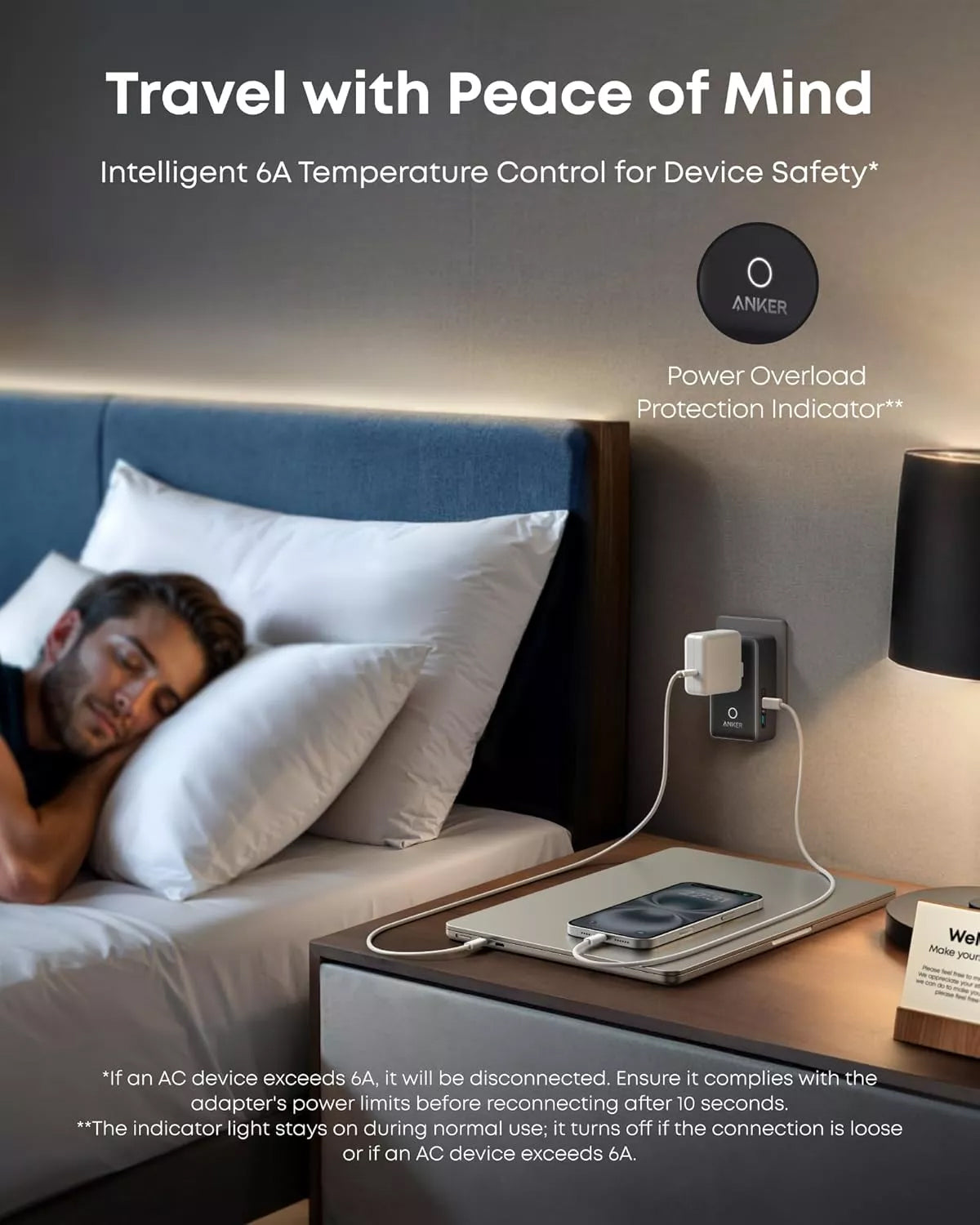 Punjač mreže Anker Nano Travel, 20W, 3A, 2 x USB-A - 2 x USB-C, Crni A9215H11