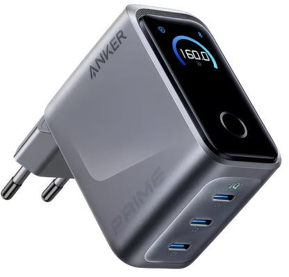Punjač Anker Prime, 160W, 5.36A, 3 x USB-C, Sivi A2687341