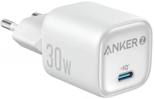 Punjač Anker Zolo, 30W, 3A, 1 x USB-C, Bijeli A2698G21