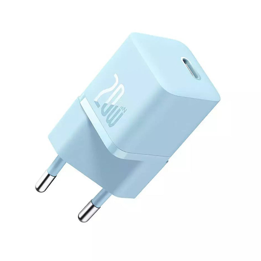 Punjač mreže Baseus GaN Mini 1C, 20W, 3A, 1 x USB-C, Plavi CCGN050103