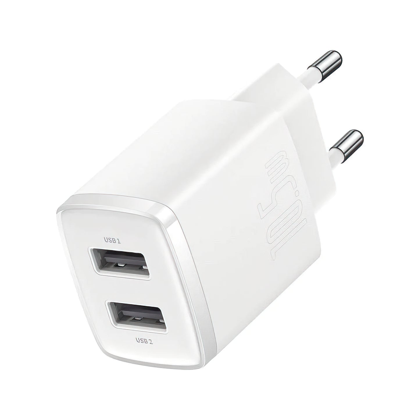 Punjač mreže Baseus Compact, 10.5W, 2.1A, 2 x USB-A, Bijeli CCXJ010202