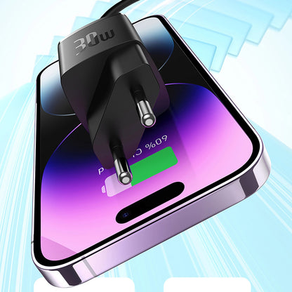 Punjač Baseus Cube Pro, 30W, 3A, 1 x USB-C, Crni CCXF000301