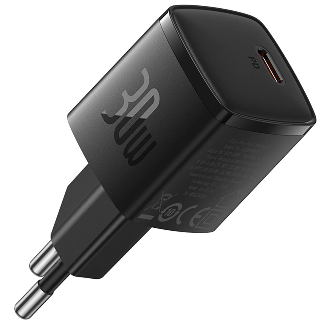 Punjač Baseus Cube Pro, 30W, 3A, 1 x USB-C, Crni CCXF000301