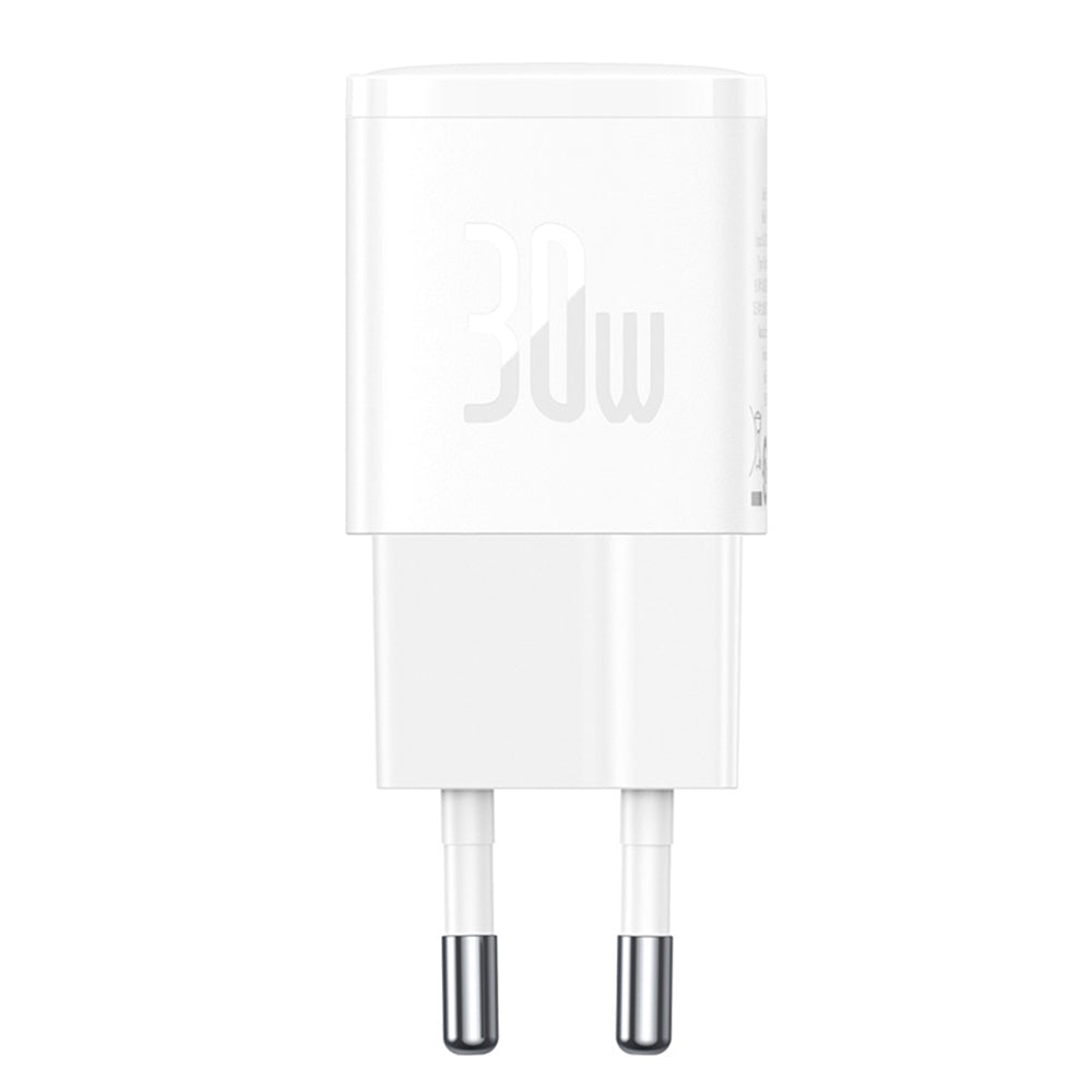 Punjač mreže Baseus Cube Pro, 30W, 3A, 1 x USB-C, Bijeli CCXF000302