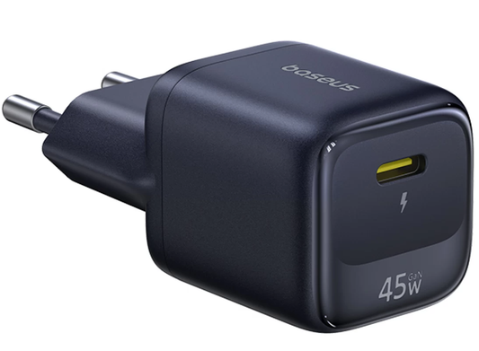 Punjač za mrežu Baseus EnerFill FN22, 45W, 3A, 1 x USB-C, Crni E0123300