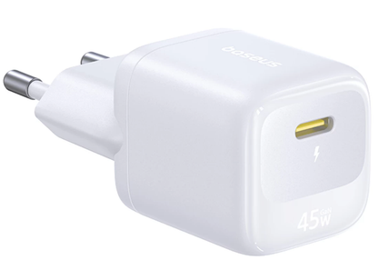 Mrežni punjač Baseus EnerFill FN22, 45 W, 3 A, 1 x USB-C, bijeli E0123301