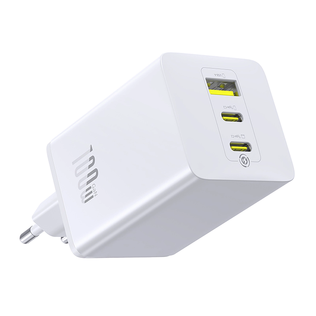 Punjač Baseus EnerFill FE11, 100W, 5A, 1 x USB-A - 2 x USB-C, Bijeli P10182102213-00