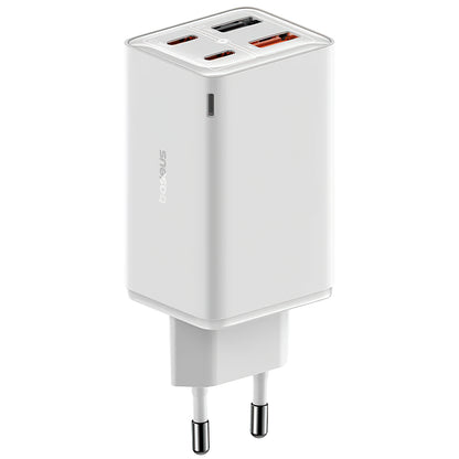 Punjač Baseus GaN6 Pro, 65W, 3.25A, 2 x USB-A - 2 x USB-C, Bijeli