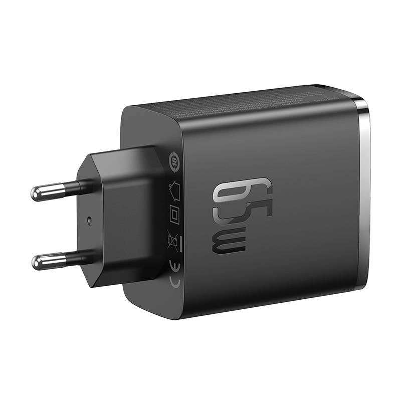 Punjač mreže Baseus OS-Cube Pro, 65W, 3.25A, 1 x USB-A - 2 x USB-C, Crni P10152301113-00