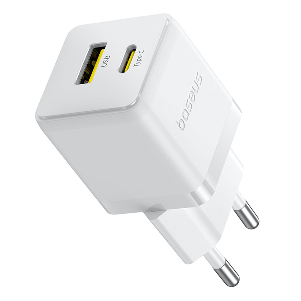 Punjač Baseus Palm, 30W, 3A, 1 x USB-A - 1 x USB-C, Bijeli P1011160A213-00