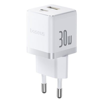 Punjač Baseus Palm, 30W, 3A, 1 x USB-A - 1 x USB-C, Bijeli P1011160A213-00