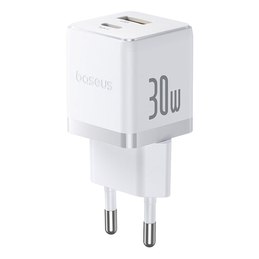 Punjač Baseus Palm, 30W, 3A, 1 x USB-A - 1 x USB-C, Bijeli P1011160A213-00