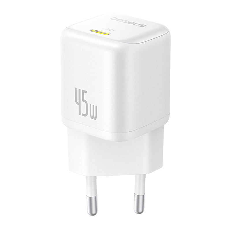 Punjač mreže Baseus PicoGo, 45W, 3A, 1 x USB-C, Bijeli P10176800213-00