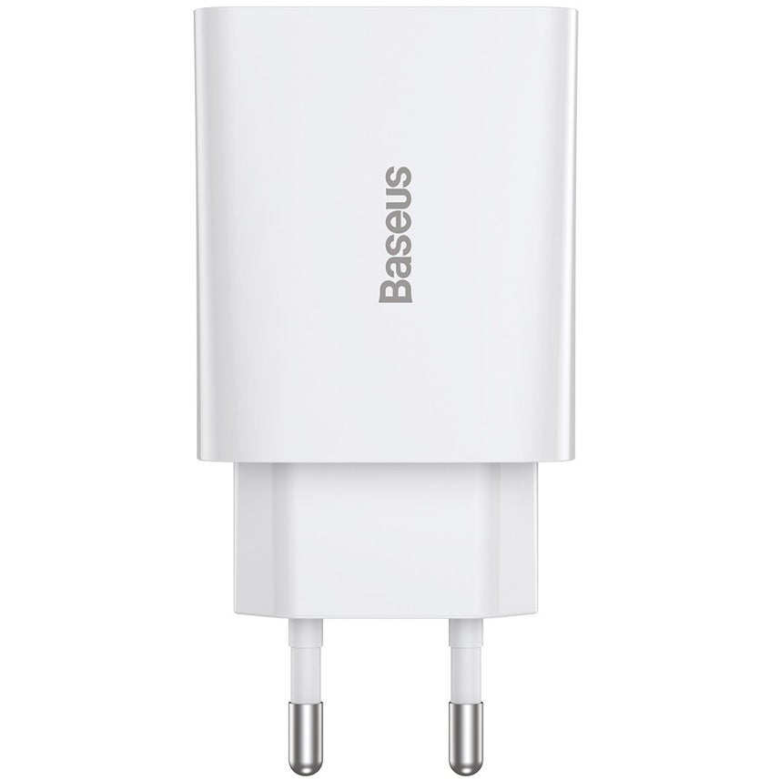 Punjač Baseus Speed Mini, 20W, 3A, 1 x USB-C, Bijeli CCFS-SN02